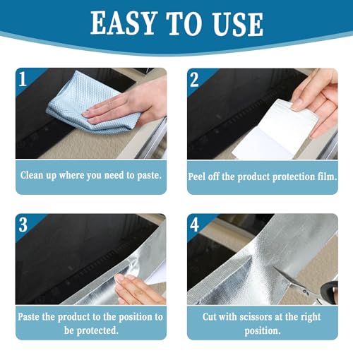 Bagentry Aluminum Foil Tape for Ductwork, 2\" x 65 Ft Metal Duct Tape Heavy Duty Waterproof, High Temperature Silver Tape with Adhesive Backing for HVAC Dryer Vents Pipe Sealing Repair