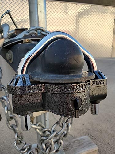 Trimax Umax50D Universal Dual Purpose Trailer Coupler And U-Lock #TOP2