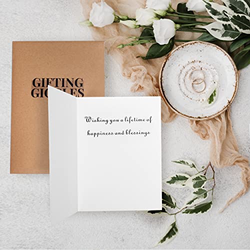 Beautiful Wedding Card For Couple | For Bride & Groom | Marriage Card For Couple | Wedding Day Newly Weds Congrats Gift | Congratulations Engagement Card | Premium Quality With Envelope And Seal #TOP1