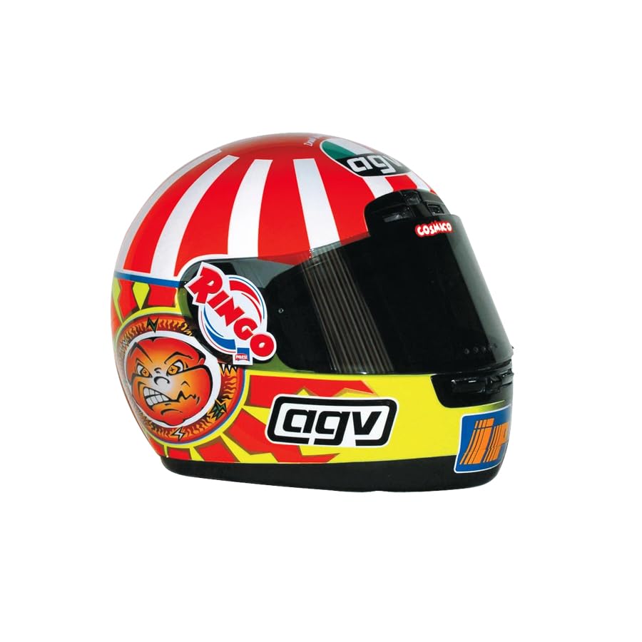 Valentino Rossi HELMET 1/5 VR46 MINI HELMETS,UNISEX,MULTI,One Size