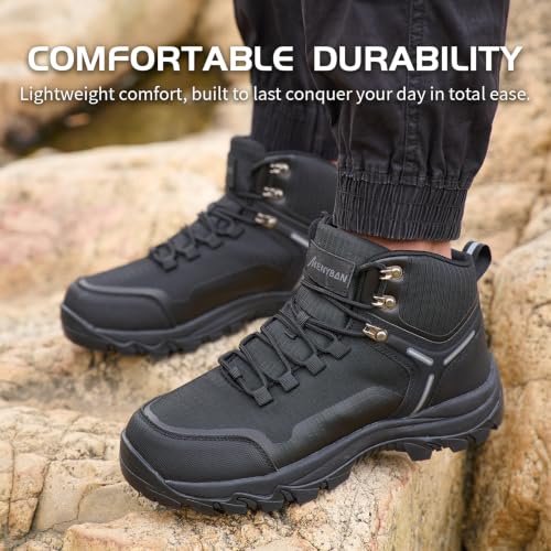 Image of Waterproof Hiking Boots for Men Non-Slip Lightweight