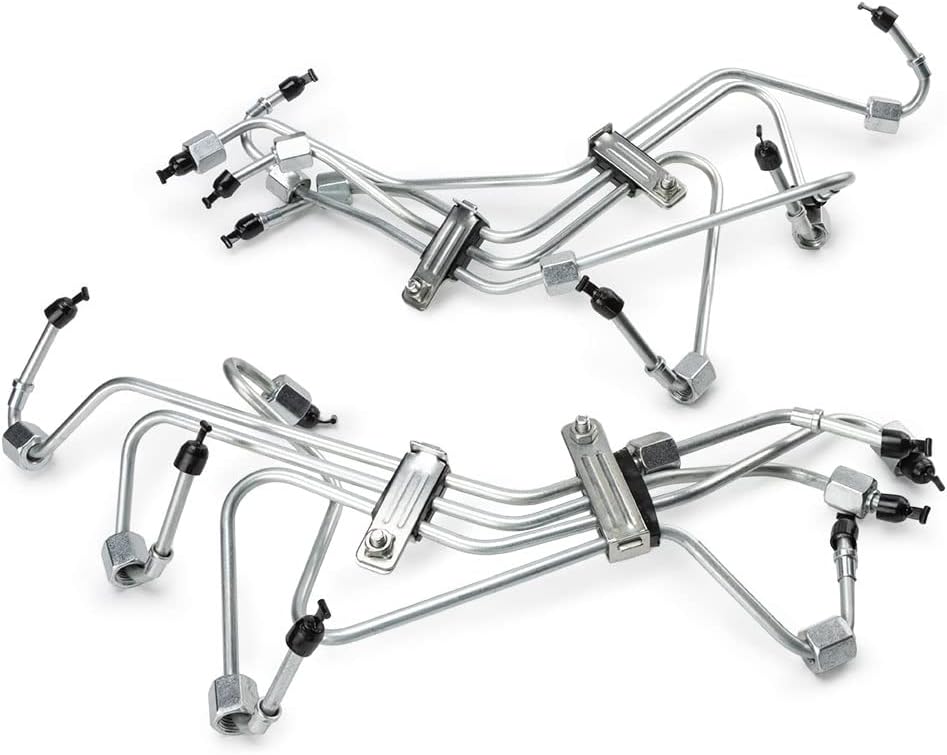 8PCS Fuel Injection Lines for Ford F150 F250 F350 6.9L 7.3L IDI for Diesel for 1983-1994 F-Series DE8TZ-9A555A 1811001C1