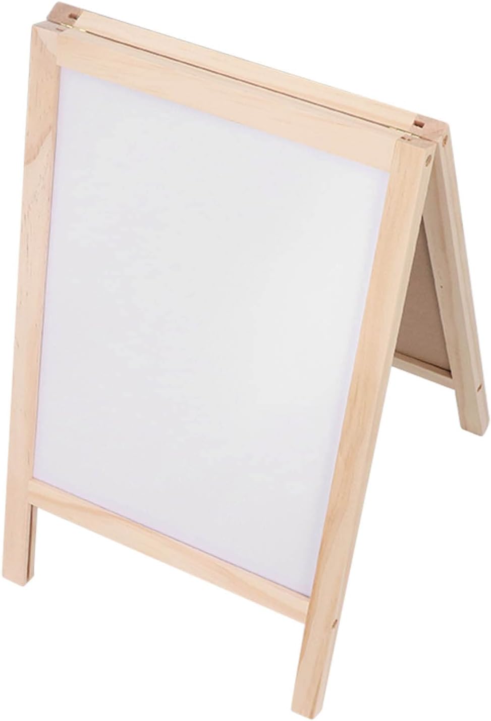 Large Children's Wooden Art Easel with Blackboard and Whiteboard, Educational Toy for Kids, 25x40cm, Holiday Gifts for Boys and Girls, Poplar Structure