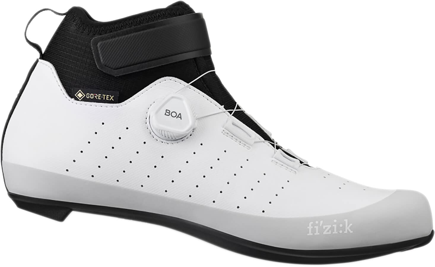 Fizik Unisex Tempo Artica R5 GTX Cycling Shoes, White/Black, 11 UK