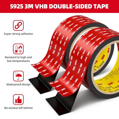 Image of 3M Double Sided Tape Heavy Duty 2in x 10ft, Removable Mounting Tape