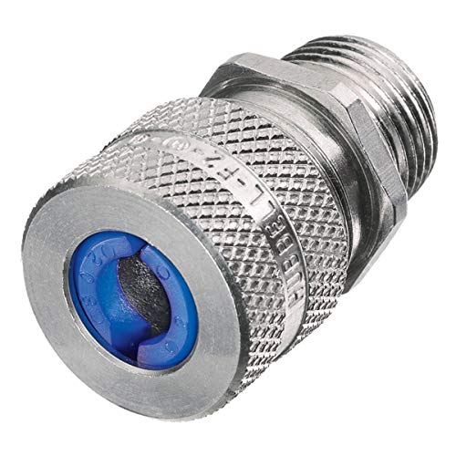 Hubbell SHC1033 Kellems Wire Management Cord Connectors, Straight Male, Aluminum, 3/4