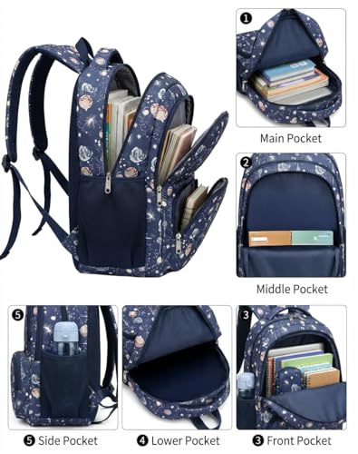 Image of Frantic Waterproof Polyester 26 L School Backpack School Bag Daypack Picnic Bag For Boys & Girl(4Zipper Parent)