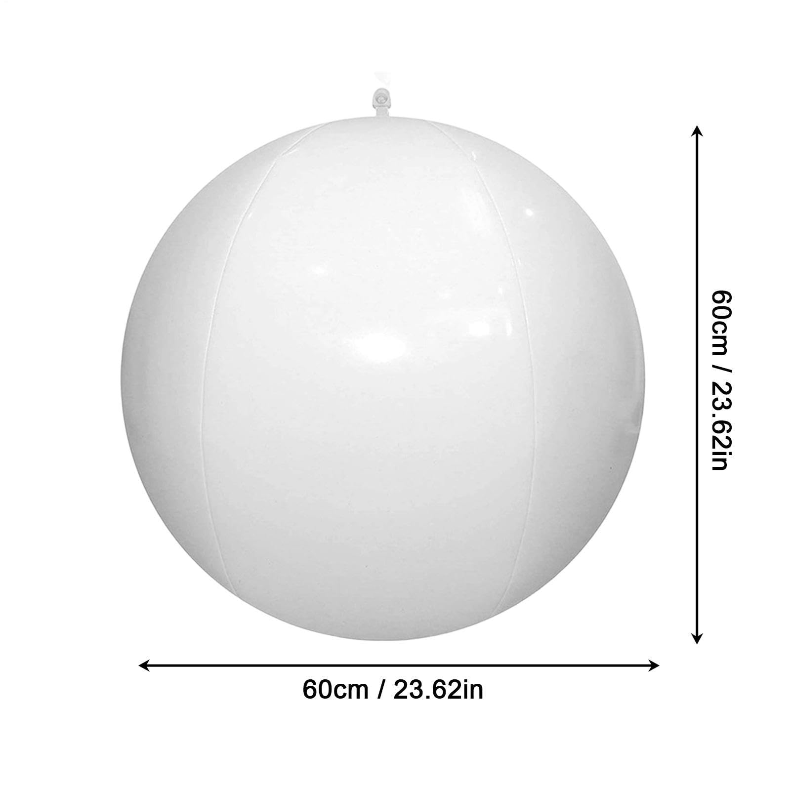 Palloni Luminosi Gonfiabili Per Piscina,Telecomando LED 4 Modalità 60 cm,Giocattoli Da Spiaggia Per Feste - Per Piscina Acquatico Cortile Patio Campeggio Riunioni Di Famiglia Feste