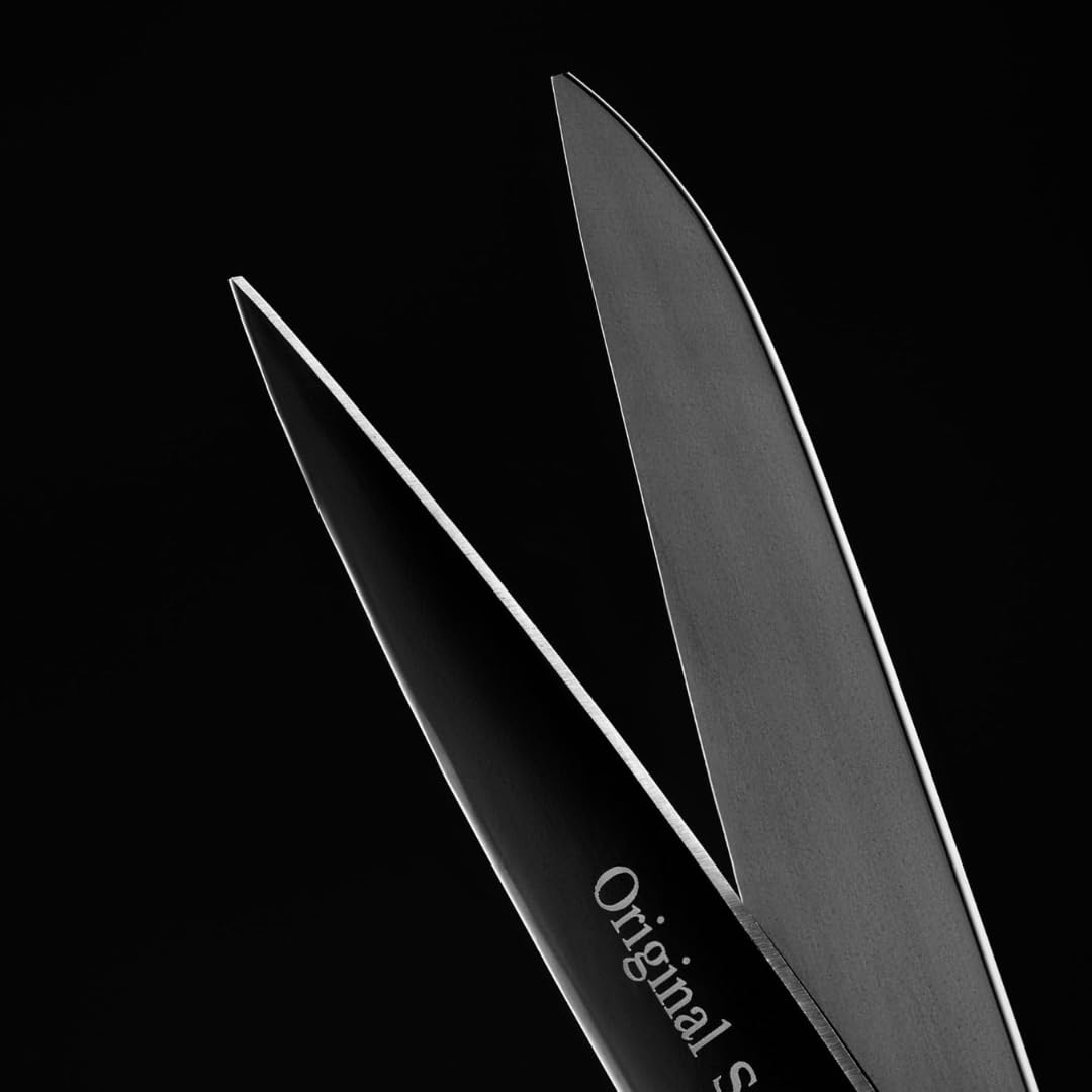 Schere aus der BLACK EDITION | Küchenschere | Allzweckschere | Haushaltsschere | 18 cm - 7,0" | Edel Schwarz Brüniert | Super Scharf | Hergestellt in Solingen