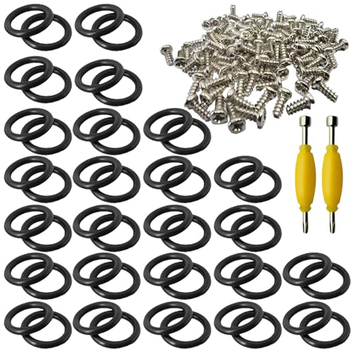 50-Pack GI Joe O-Rings+ 100 Screws + 2 Spanners,Fits for Premium 3.75