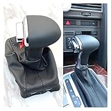 El botín de gaitor de knob de cambio de marcha es para Audi A3 A4 B8 A5 A6 C6 Q5.