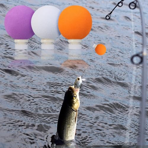 12 piezas bolas flotantes EVA 24mm para pesca con mosca miniatura 6