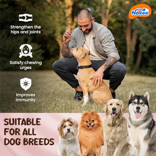 Image of Novee Hearty Jerky Mini Liver Flavour Dog Treats, High Protein, Nutrient-Rich Soft Bites for Training, Daily Reward & Digestive Support in All Breeds,100g