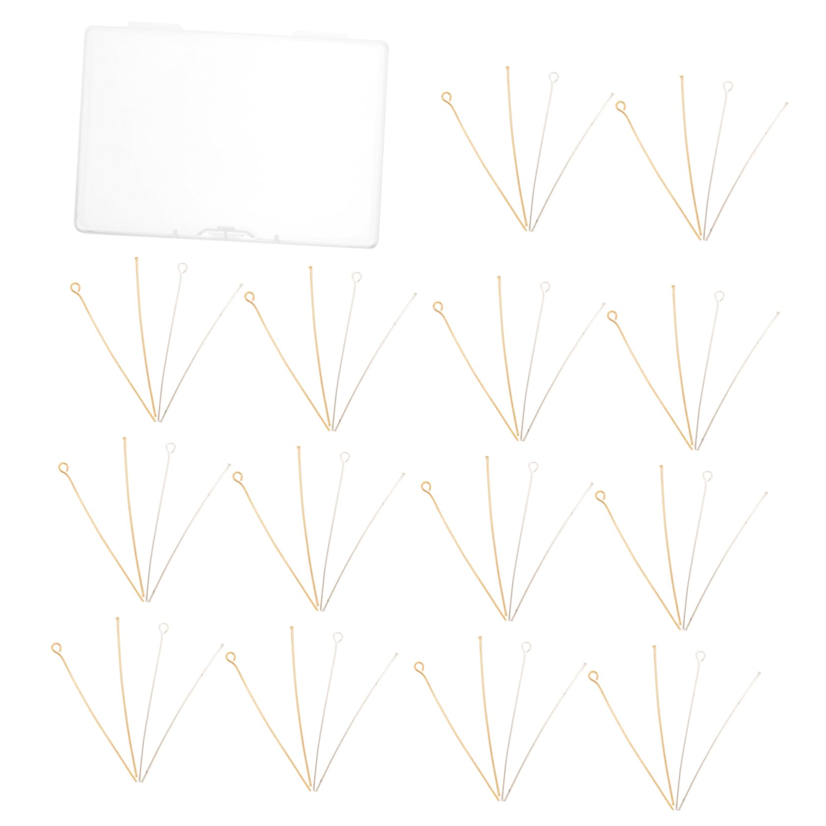 CIMAXIC 600-piece Jewelry Making Pin Set DIY Pins for Necklace Bracelet Earring Charms Flat Head Pins Iron Jewelry Accessories for DIY Projects