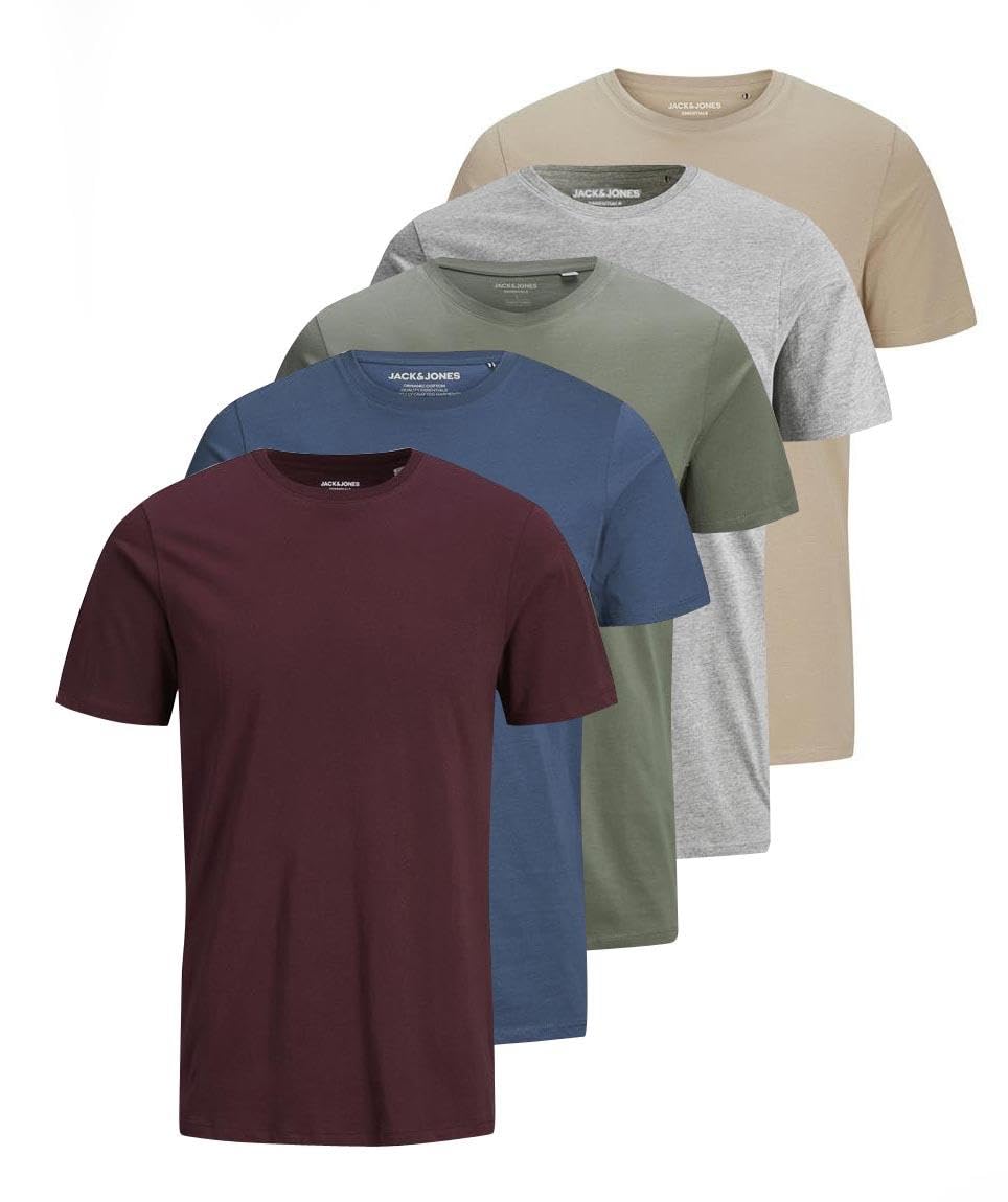 JACK & JONES T-Shirt Plain O-Neck T-Shirt | Camiseta