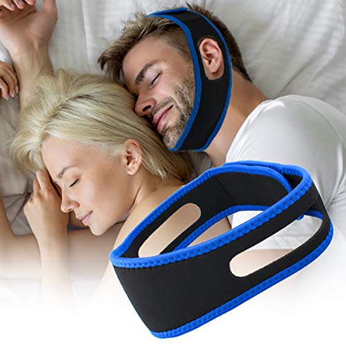 Anti Snoring Chin Strap,Snoring Solution Anti Snoring Devices Effective Stop Snoring Chin Strap for Men Women Adjustable Snore Reduction Chin Straps Snore Stopper Advanced Sleep Aids Better Sleep