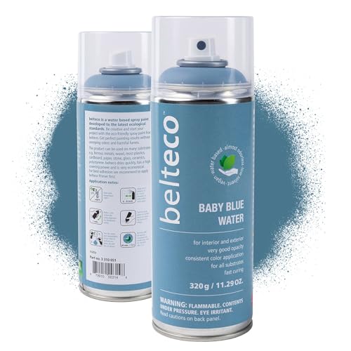 Image of Baby Blue Spray Paint | Water-based Light Blue Spray Paint