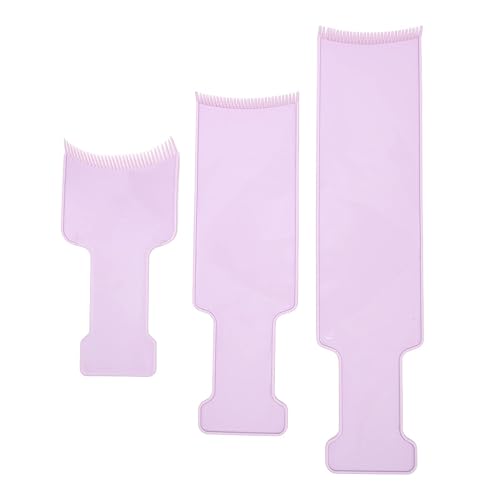 Miniatura 8 de Kit de 3 piezas de resaltado, kit de balayage para el cabello, tabla balayage de aluminio y juego de paleta para decolorar el cabello, tabla larga y