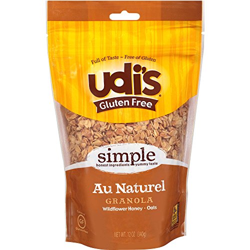 Udi's Gluten Free Au Natural Granola, Pack of 6, 12 Oz
