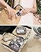 FFpaw 3 Pack Clear Toiletry Bag for Women, TSA Approved Organizer for Travel Size Toiletries Carry on Travel Accessories Bag Airport Airline Compliant Bag Makeup Bag Zipper Pouch Set