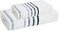 Kit Toalha Banho e Rosto Karsten Gigante Fio Penteado – 2 Peças - Cor Branco