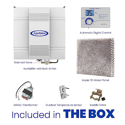 AprilAire 700 Whole-House Humidifier, Automatic Fan Powered Furnace Humidifier, Large Capacity Whole-House Humidifier for Homes up to 5,300 Sq. Ft., White by Aprilaire - Image 5
