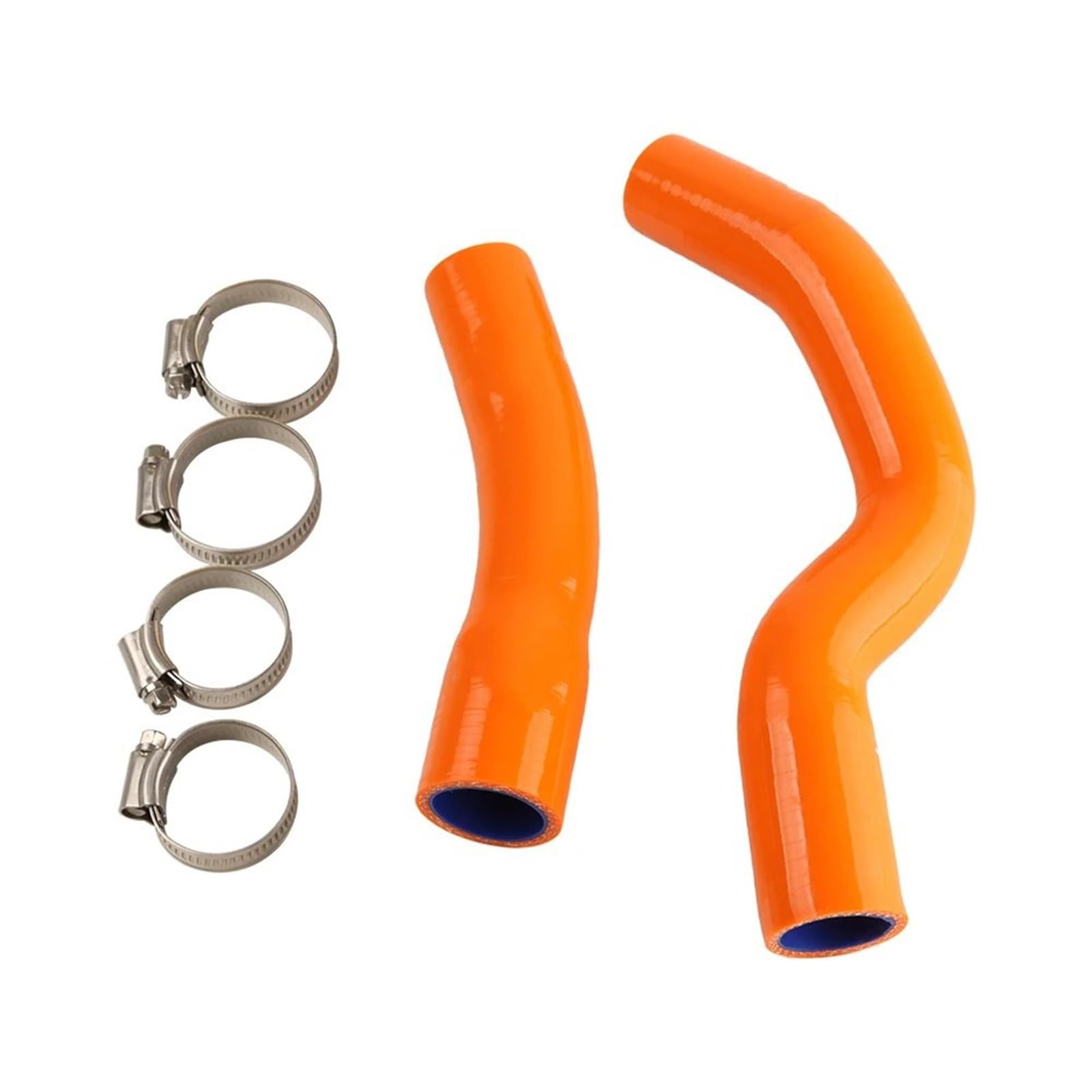 Pasuje Do K&TM DUKE 790 DUKE 890R Duke790 Duke 890Akcesoria Chłodnicy Motocykla Rura Wodna Silikonowa Chłodnica Chłodziwa Chłodnica, chłodzący grzejnik(Orange)