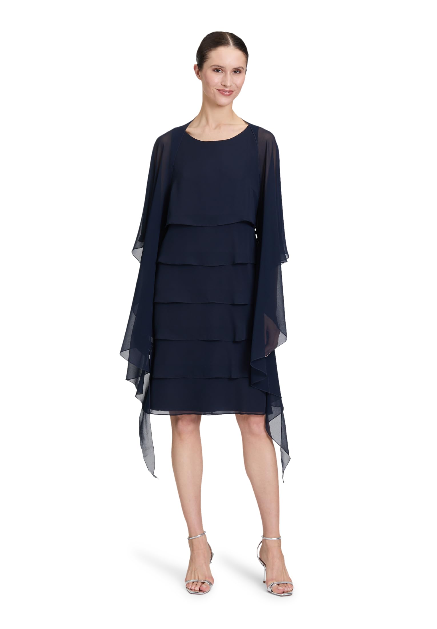 Vera Mont Damen Chiffonstola mit Volant
