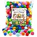 Caydo 400 Pieces 1 Inch 20 Colors Pompoms Arts and Crafts Pom Poms Balls for Hobby Supplies and Creative Craft DIY Material