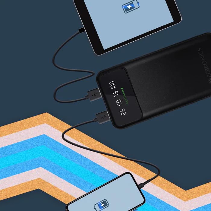 Image of ZEBRONICS Zeb-MB20000R5 Dual USB Output Rapid Charge LED Percentage Display Mobile /Tablet Compatible