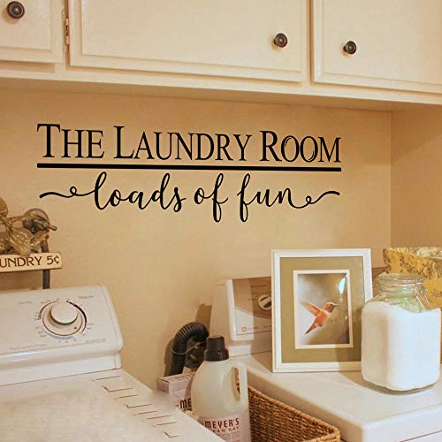 Laundry Room Sign Laundry Decals Cute Lettering Vinyl Art Quote Stickers Decor Wall Quote Sticker For Decoration Supplies #TOP2