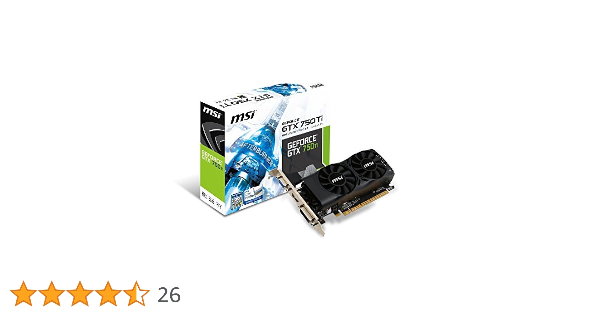 Amazon | MSI N750Ti-2GD5TLP NVIDIA Geforce GTX750TI搭載 ロー