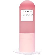 Glow Recipe Watermelon Glow Facial Spray + Hydrating Mist - Ultra-Fine Face Mist with Hyaluronic Acid + Hibiscus AHA to Refresh Dry Skin &amp; Enhance Dewy Makeup - Suitable for All Skin Types (75ml)