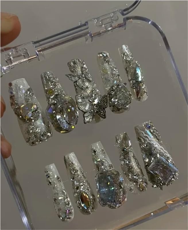 メタリックスタイル、ハンドメイドネイル(XS)