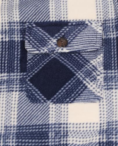 ThCreasa Womens Sherpa Fleece Lined Flannel Shirt Jacket Warm Button Up Plaid Shirt Jac (Sherpa Fleece Throughout)4