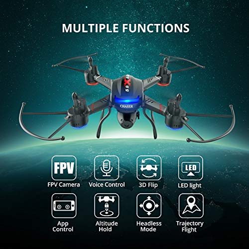 image for Holy Stone F181W 1080P Wifi FPV Drone with Wide-Angle HD Camera Live V
