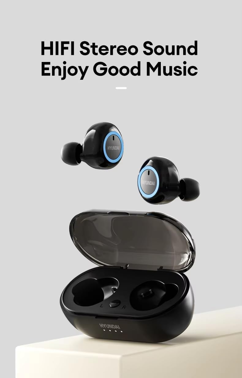 Hyundai HY-T21 Earbuds with charging case
