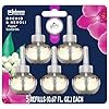Glade PlugIns Refills Air Freshener, Scented and Essential Oils for Home and Bathroom, Orchid & Neroli, Fresh Collection 3.35 Fl Oz, 5 Count