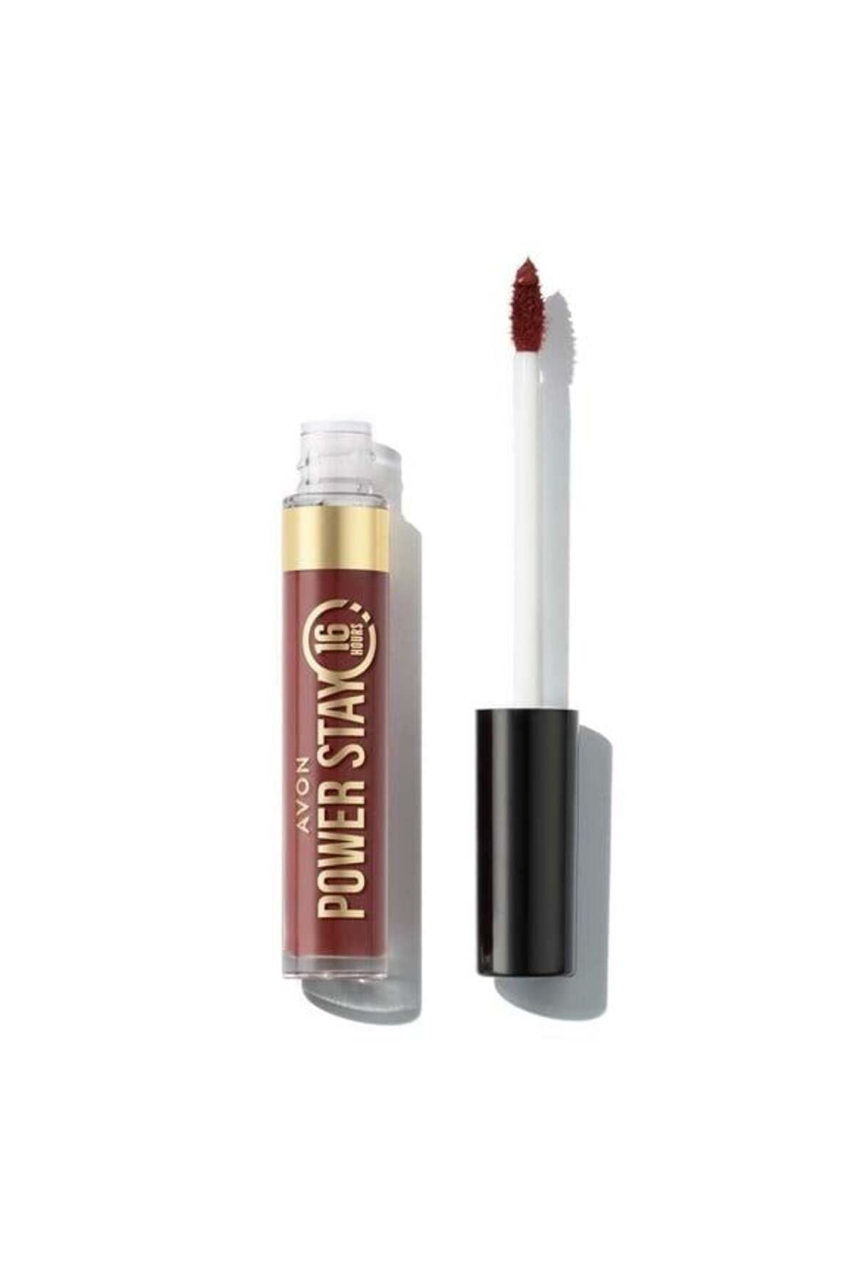 Avon Power Stay Likit Mat Ruj - Spicy Brown