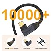 5 Gbps Type-C VR data Charging Cable Link Cable for Oculus Quest 2 90° Type-C End USB 3.2 cable 5 Meters 3A CC1064 Professional Computer connection Cable
