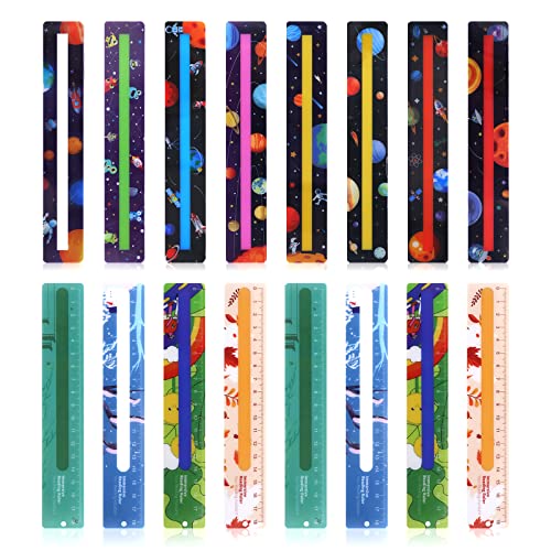 Guided Reading Strips, Highlight Strips Colored Reading Overlay Reading Tracking Rulers For Helping Dyslexics Children Teacher Education Classroom Supplies(16 Pcs)…… #TOP17