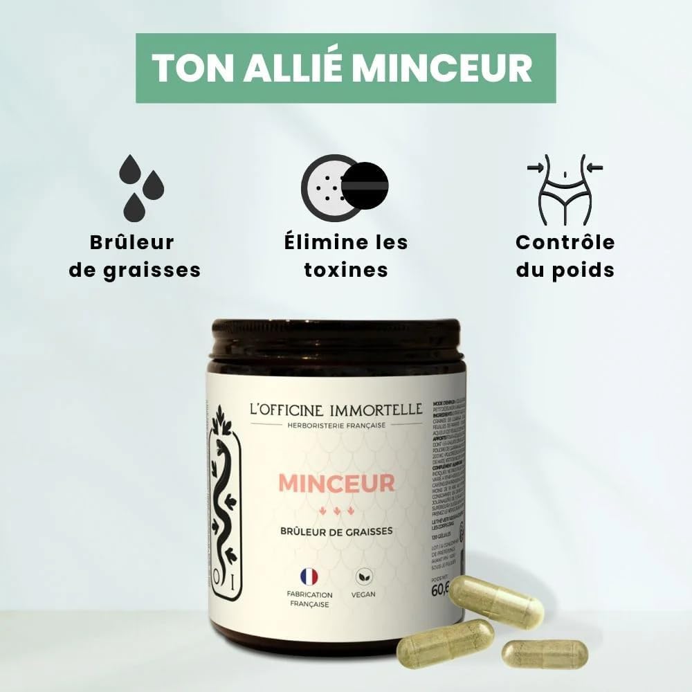 VITAMINES MINCEUR | Aide à la perte de Poids | Elimine les toxines | Café vert | Thé vert | Fabriqué en France (2)