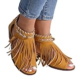 YJING Schicke Sommerschuhe Damen Mit Absatz Rote Sommerschuhe Damen Damen Blau Sandalen Damen Schuhe Sommerschuhe Plateu Sommerschuhe #A0531007 Gelb 40