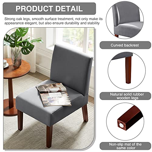 Sillón Accento Minimalista Plegable Gris miniatura 4