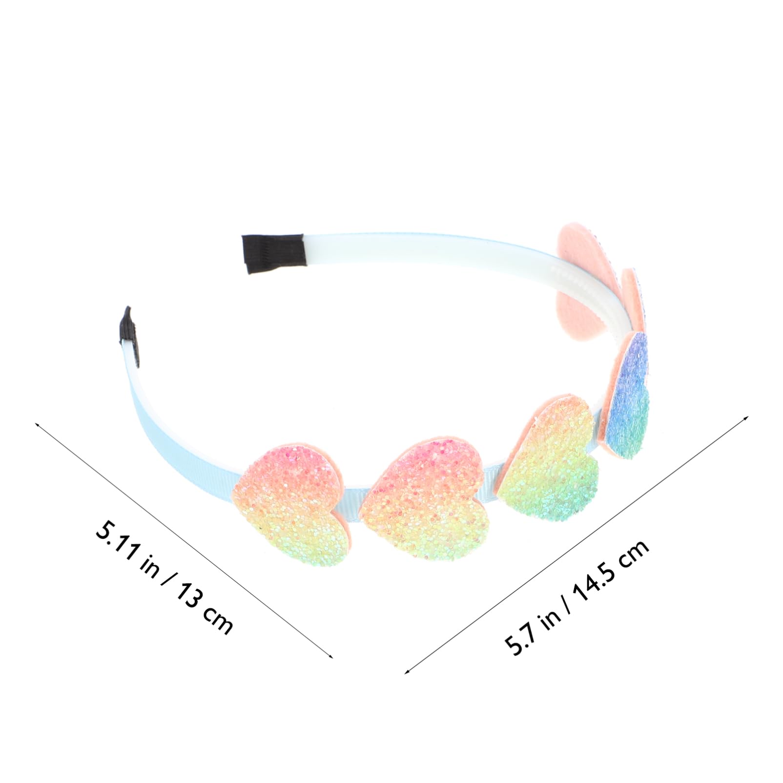 Housoutil 16pezzi Cerchietti Colorati Per Bambine Con Cuori e Stelle Da Fasce Per Perfetti Per Compleanni e Feste Accessori Per Ragazze Agli Anni