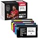Produktbild LEMERO Ersetzungen Kompatibel für HP 953 XL 953XL Druckerpatronen für HP OfficeJet Pro 8210 8218 8710 8715 8718 8719 8720 8725 8728 8730 8740 7740 wf All-in-One (4 Pack)
