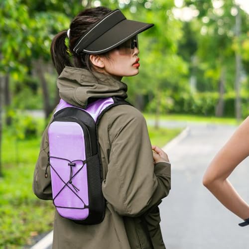 Mochila de Hidratación Ligera Morada 2L para Senderismo miniatura 5