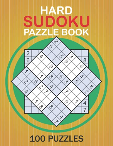 Hard Sudoku Puzzle Book: Large Print Sudoku Puzzles for Adults