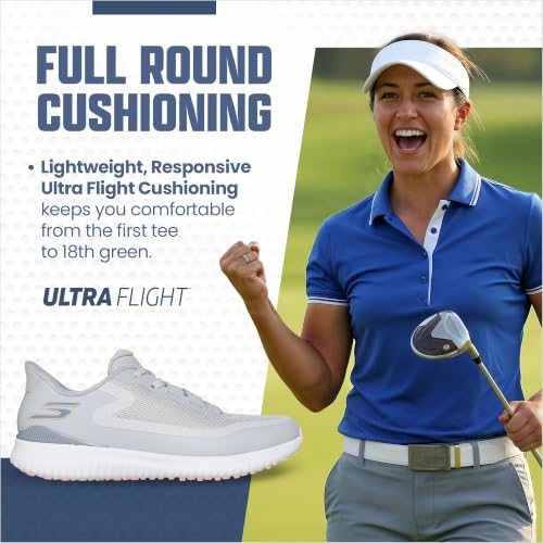 Image of Skechers Women's Flight Slip-Ins Golf Shoe | Golf, Slip-ins, ULTRA FLIGHT Cushioning, GOGA MAX, Breathable, Lightweight, Water Repellent