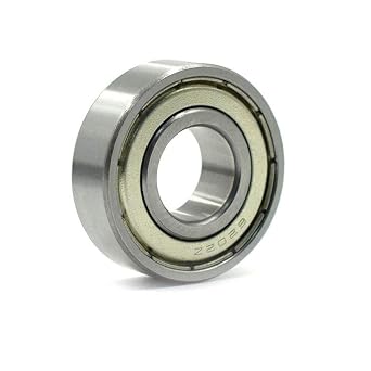 6202Z 15 x 35 x 11mm Ball Bearing Dual Metal Shields Pair Deep Groove Radial Speed, 6-Pack